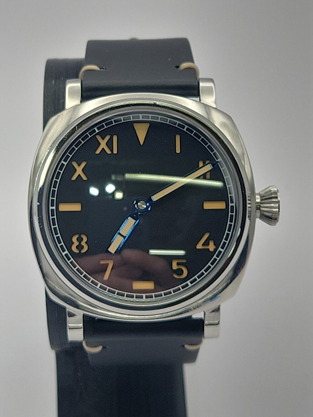 NH35A 200M Waterproof 42mm Diving Automatic Men Watch California Dial, Sapphire
